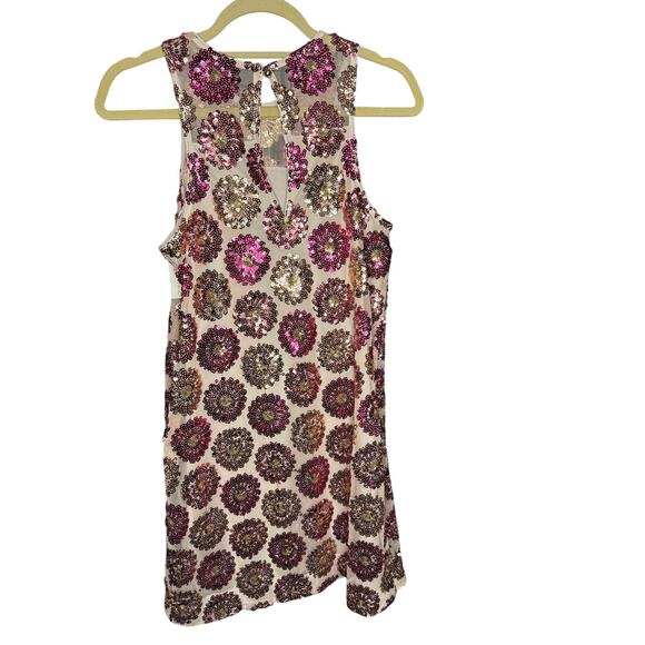 NWT Trina Turk Johana Dress Pink Sequin Size S - Picture 2 of 7